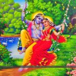 radha krishna jodi on swing