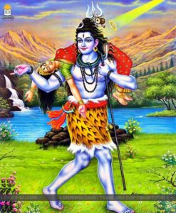 Lord Shiva Carrying Sati