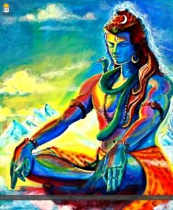 Lord Shiva painting