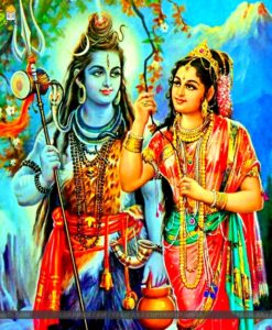 Lord Shiva with Parvathi Pic
